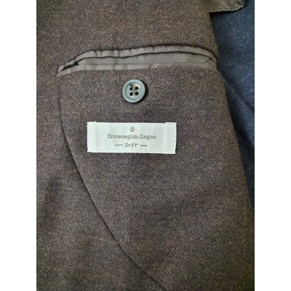 Ermenegildo Zegna blazer wool cashmere mens size 42 US and 52 Italy. - Picture 3 of 8